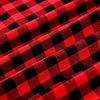 Red Black Plaid Christmas Festive Event Resturant Napkins