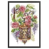 Flower Street Lights-14CT Stamped Cross Stitch 27*38cm/10.63*14.96in tapestrymarket