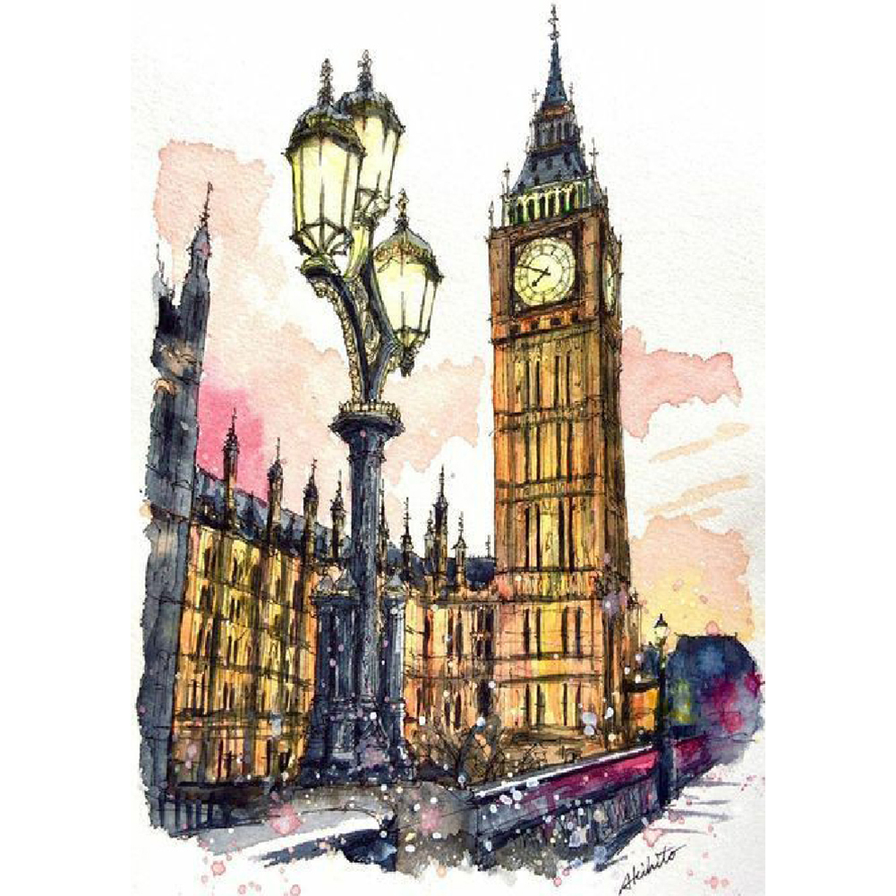 

Big Ben - Round Drill Diamond Painting - 30*40CM, 501 Original