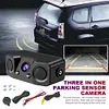 3 In 1 Electronic LED Display System 170 Degree Angle Reversing Radar Ultrasonic
