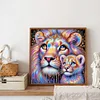 Diamond Painting-DIY Full Round Drill Lion(40*40CM)