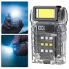 COB+SMD LED Camping Work Light Rechargeable Mini Flashlight Hat Clip Torch Light