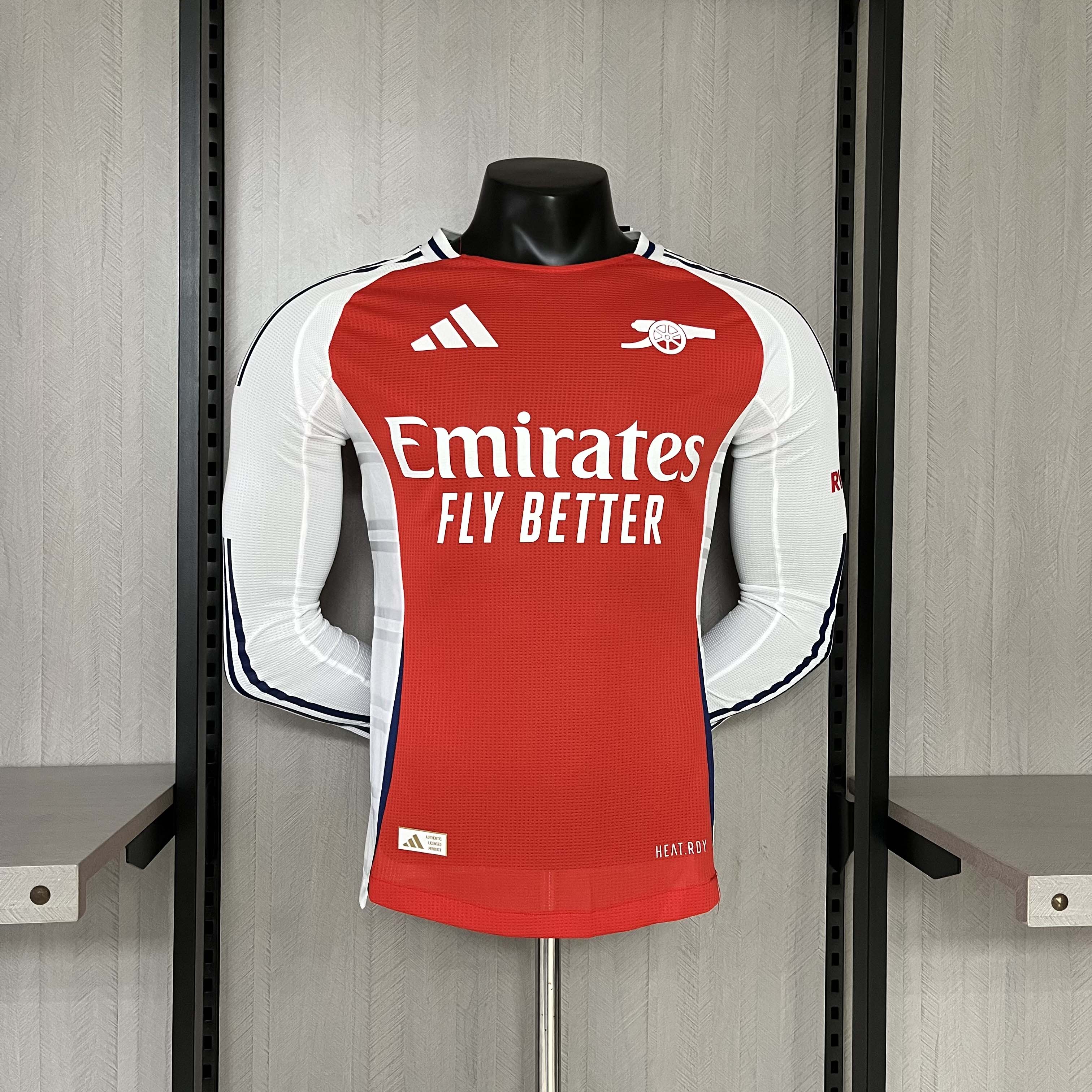 2024-2025 Players Version Arsenal Home Long Sleeve Football Shirt 1:1 Thai Quality