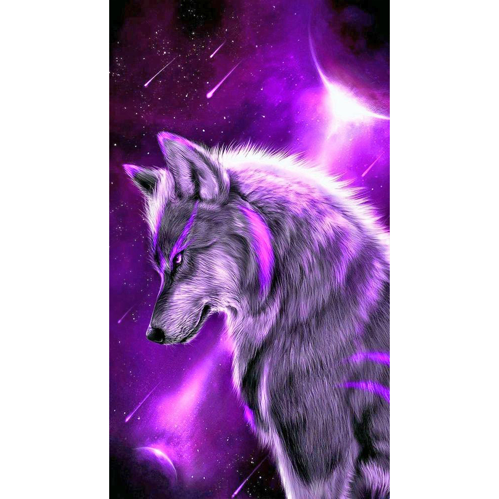 

Wolf - Square Drill Diamond Painting - 45*80CM (Big Size), 501 Original