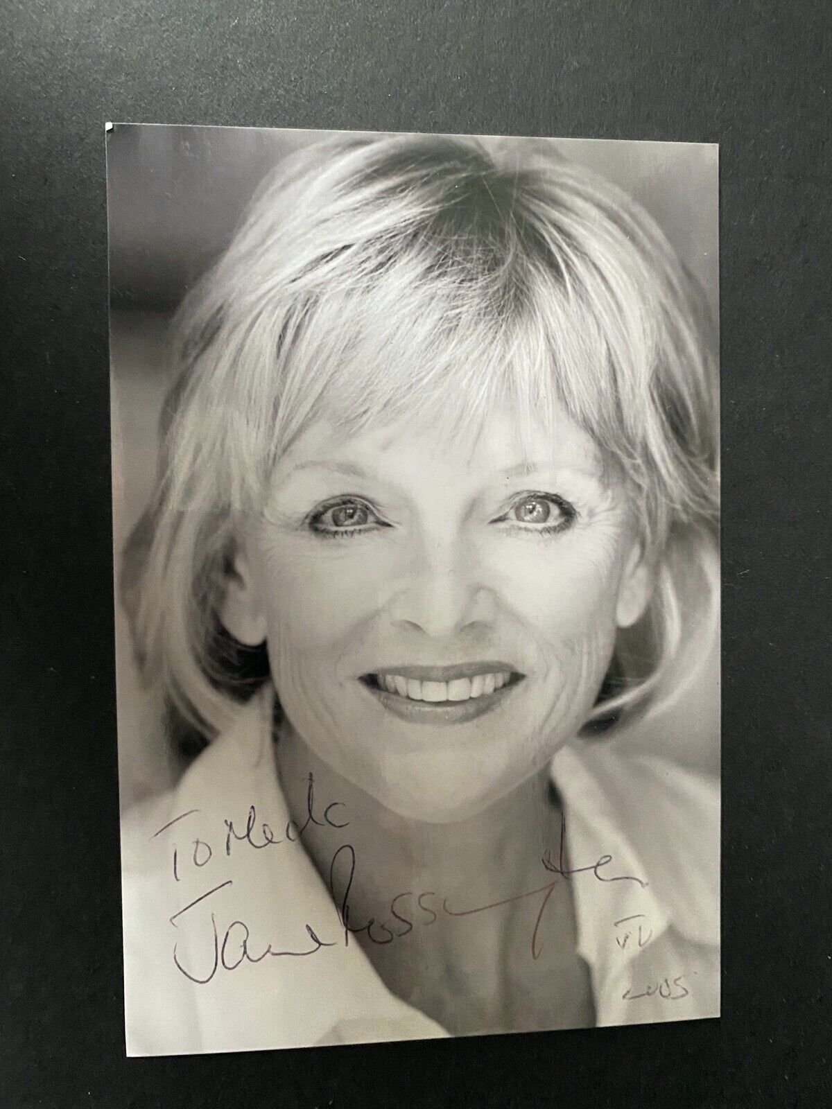 JANE ROSSINGTON - POPULAR ACTRESS - CROSSROADS - EXCELLENT SIGNED Photo Poster paintingGRAPH