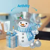 Bonhomme De Neige De Noël En Acrylique (Fonction De Secousse De La Tête)-5D Bricolage