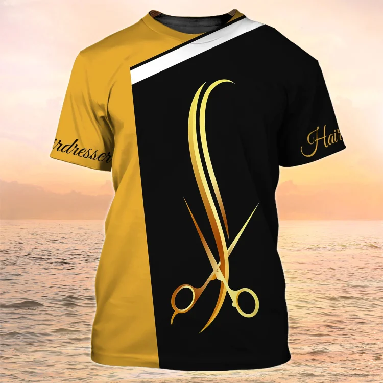 Demandernyc Newest Summer Fashion Women&lsquo;s T-shirt Nail Technician Personalized Name 3d Print T Shirt Unisex Casual Nails Shirt Uniform Dw94