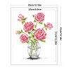 Rose - 9CT Partial Beaded Cross Stitch Kit(25x31cm)