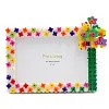 Bouquet DIY Building Block Photo Frame Kit,Creative Handmade Assembled Photo Frame Handmade Craft Gift Home Tabletop Display Decor