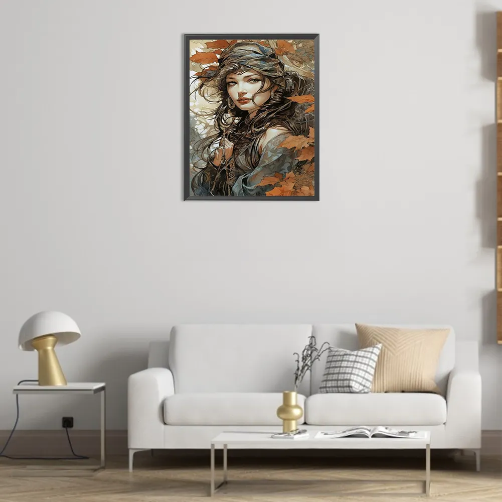 Full Round Diamond Painting 40*50cm - Girl