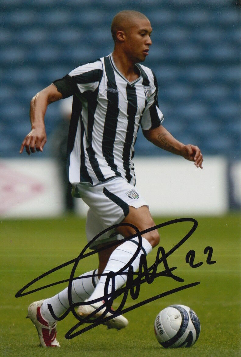 WEST BROM HAND SIGNED GIANNI ZUIVERLOON 6X4 Photo Poster painting 1.