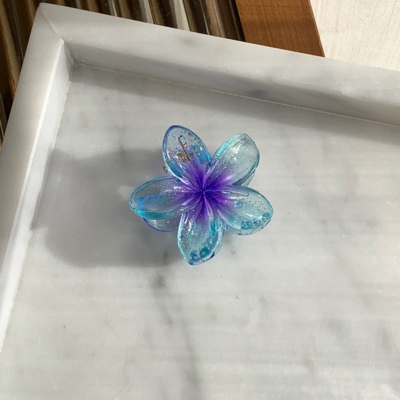 Women’s Sweet Minimalist Flower Plastic Hair Claws