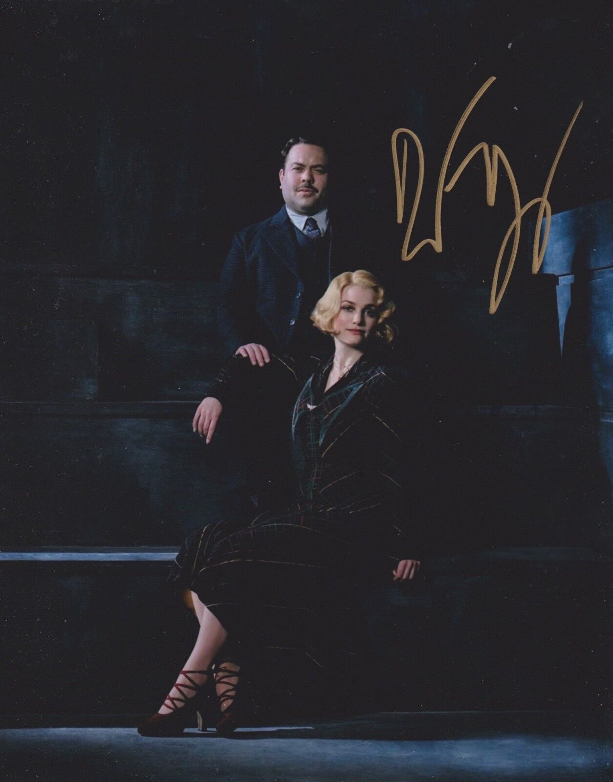 Dan Fogler/Alison Sudol Signed Fantastic Beasts 10x8 Photo Poster painting AFTAL