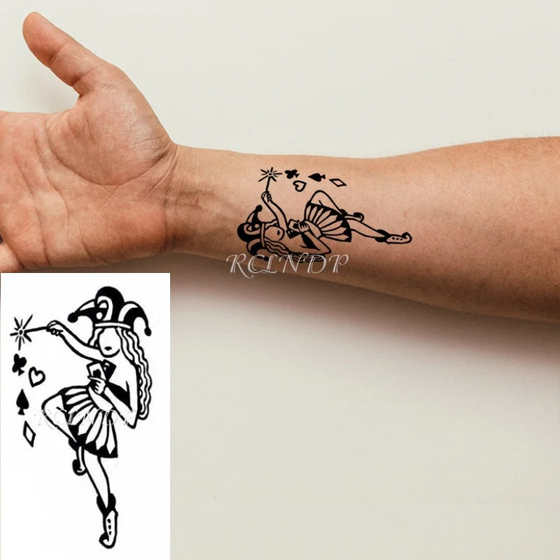 Waterproof Temporary Tattoo Sticker Knives anime Cartoon Boy Tatto Flash Tatoo Fake Tattoos Small Size Art for Men Women