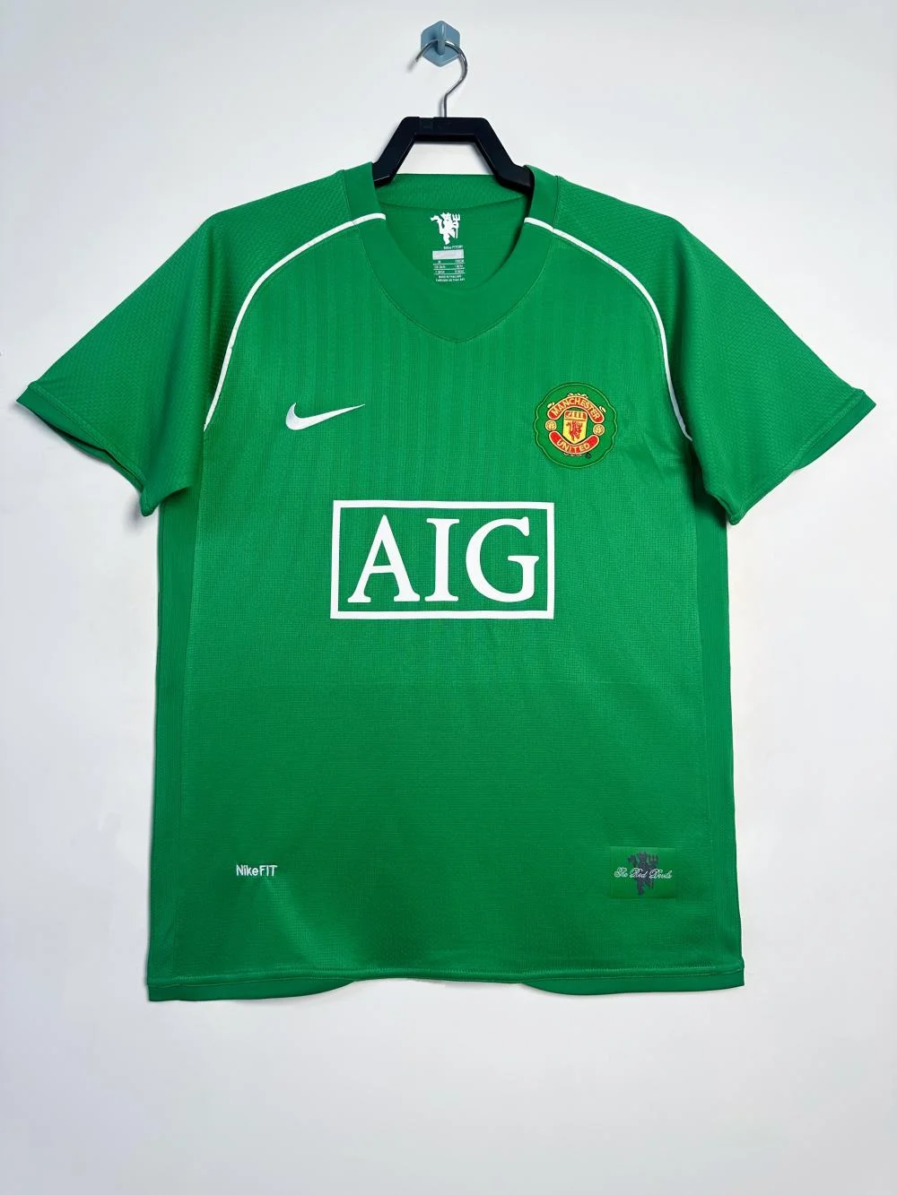 2007/2008 Retro Manchester United Goalkeeper Green Football Shirt 