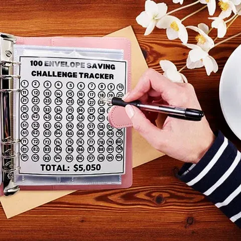 100 ENVELOPE SAVINGS CHALLENGE BINDER