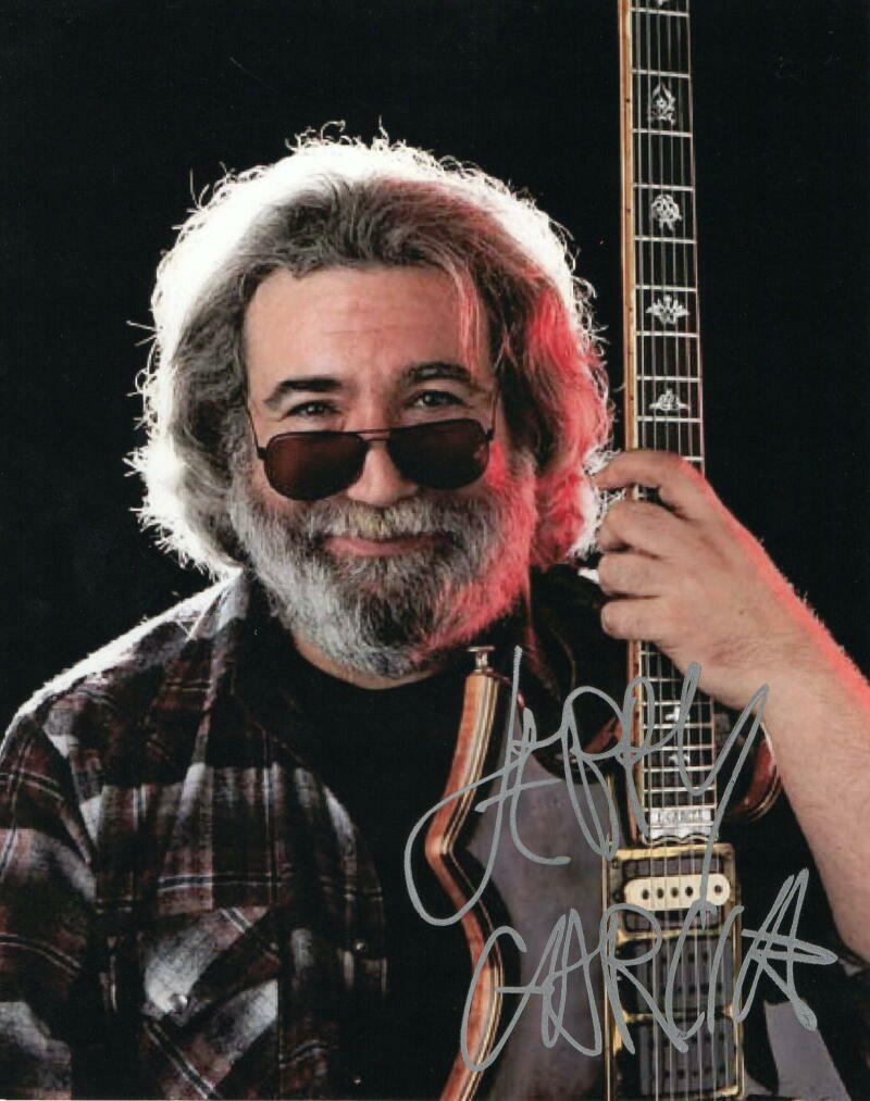 JERRY GARCIA SIGNED AUTOGRAPH 8X10 Photo Poster painting - GRATEFUL DEAD SONGWRITER, VERY RARE