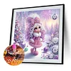 Winter Girl - Crystal Rhinestone Diamond Painting