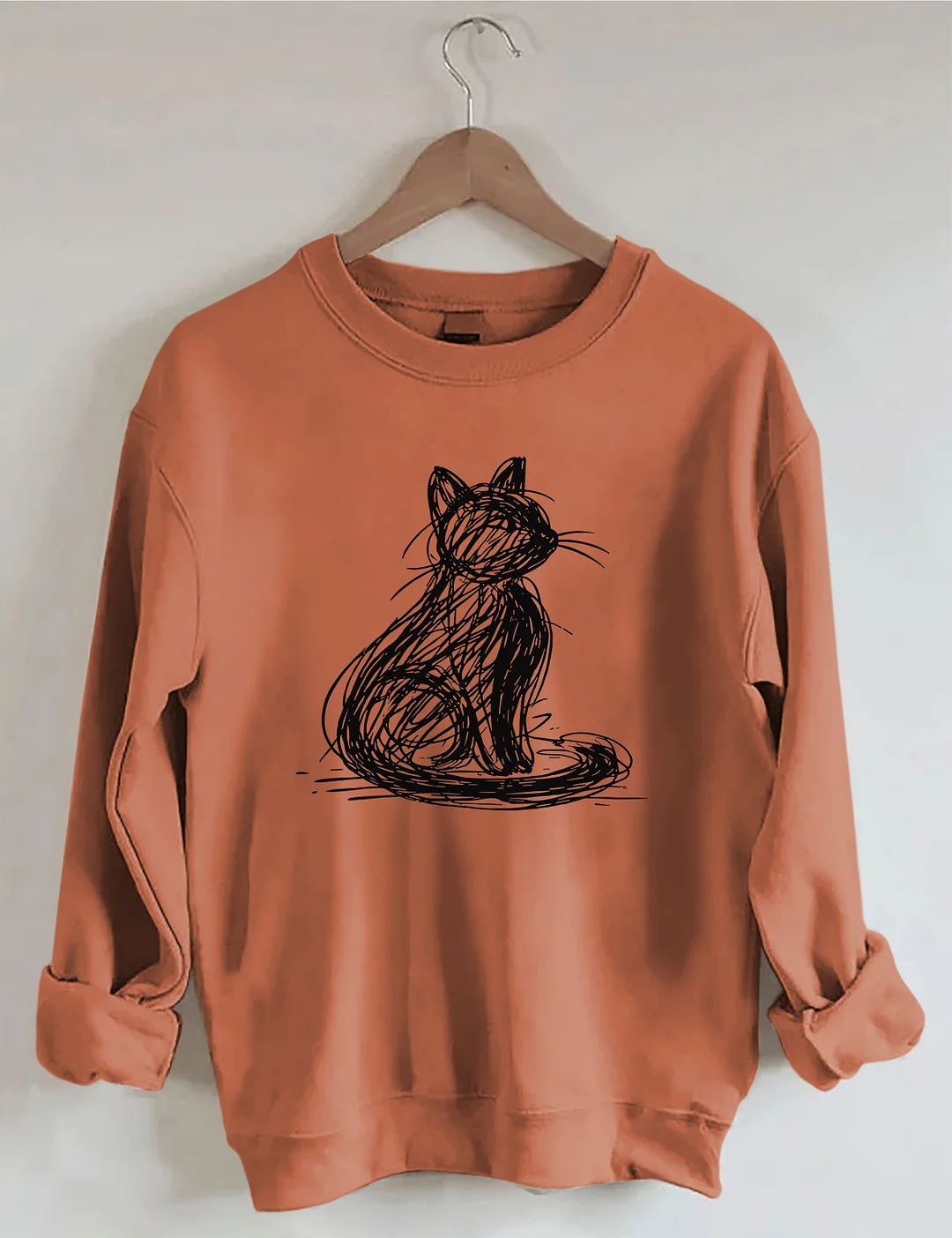 Abstract Cat Sweatshirt