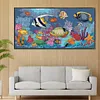 Tropical Fish-14CT Stamped Cross Stitch 61*34cm/24.02*13.39in (Big Size) tapestrymarket