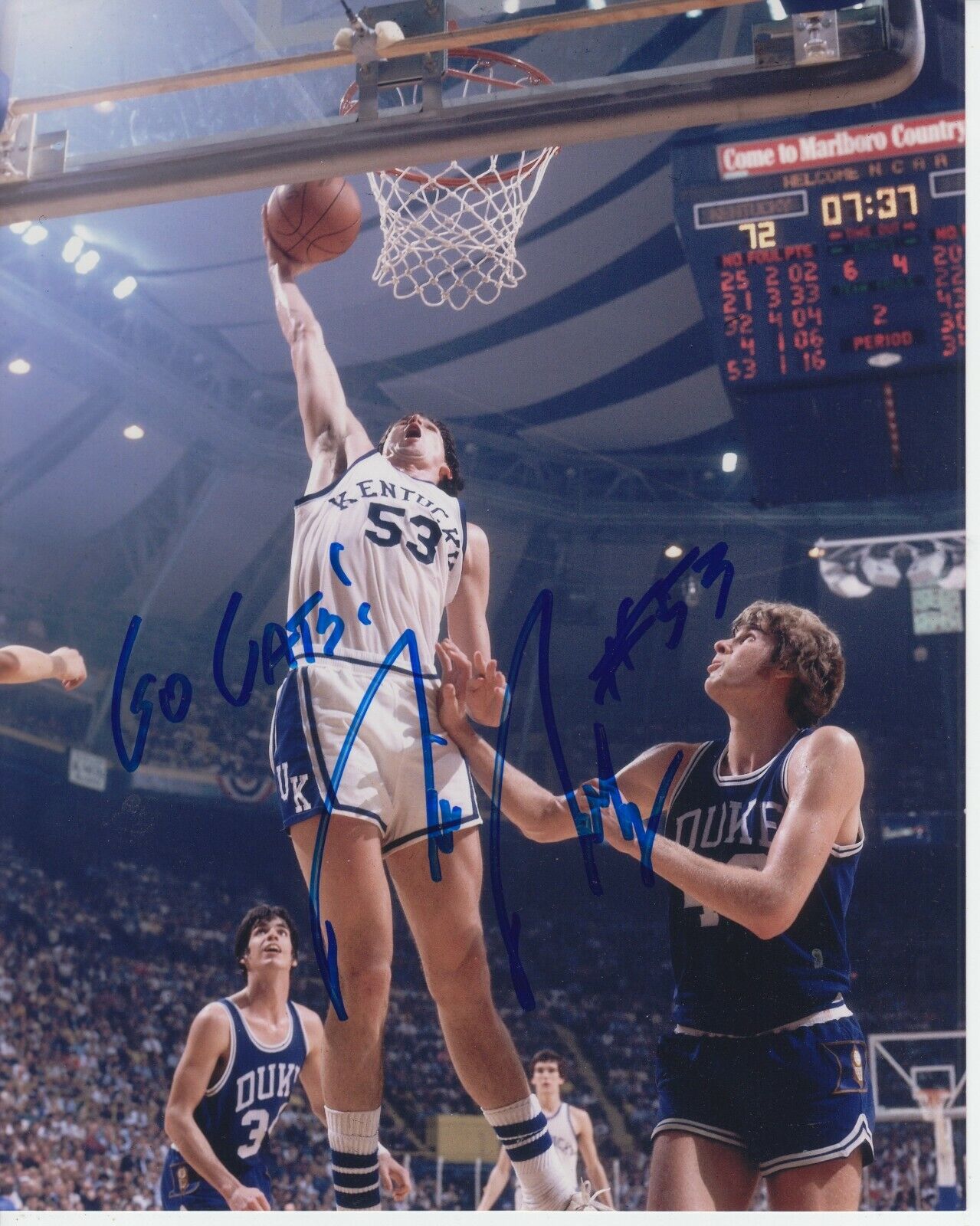 Rick Robey 8X10 Signed Photo Poster painting w/ COA Kentucky Wildcats #1