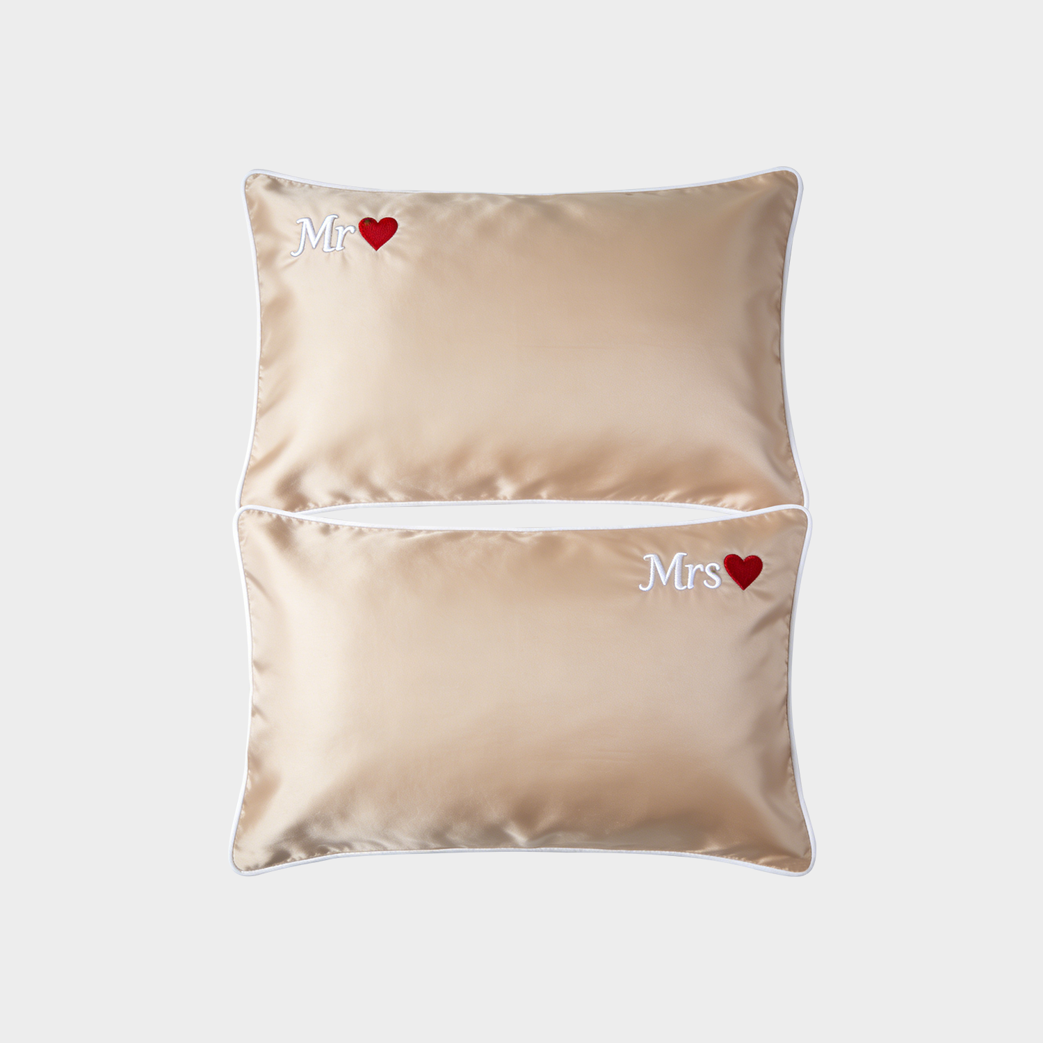 2-Piece Romantic Vibes Silk Pillowcases REAL SILK LIFE