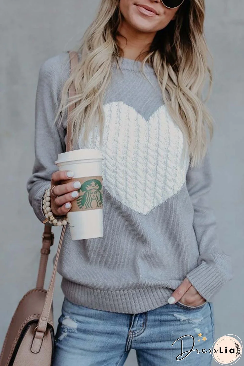 Heart Shaped Sweater (4 Colors)