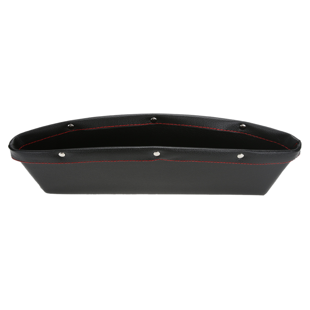 

Pu Leather Catcher Box Car Seat Slit Storage Pocket, Black, 501 Original
