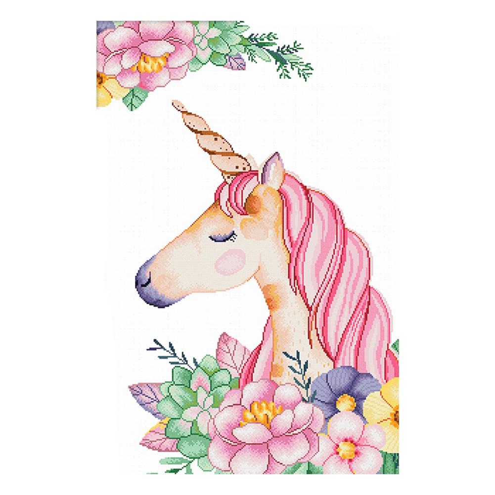 

Horse - 11CT Stamped Cross Stitch - 75*50CM, 501 Original