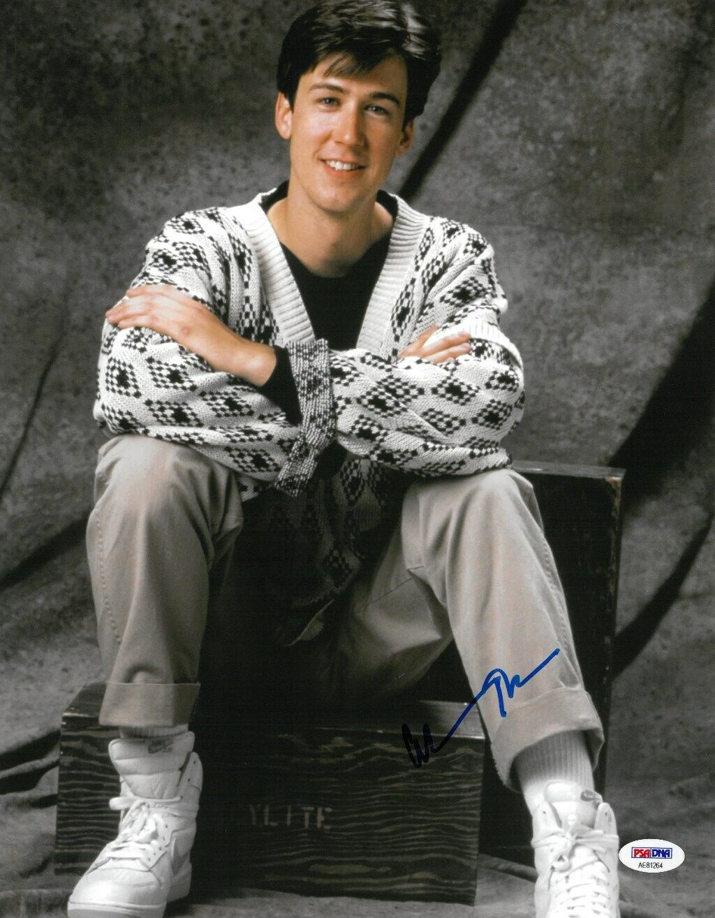 Alan Ruck Signed Ferris Buehler Autographed 11x14 Photo Poster painting PSA/DNA #AE81264