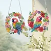 2Pcs couronne de perroquet - 5d bricolage artisanat pendentif