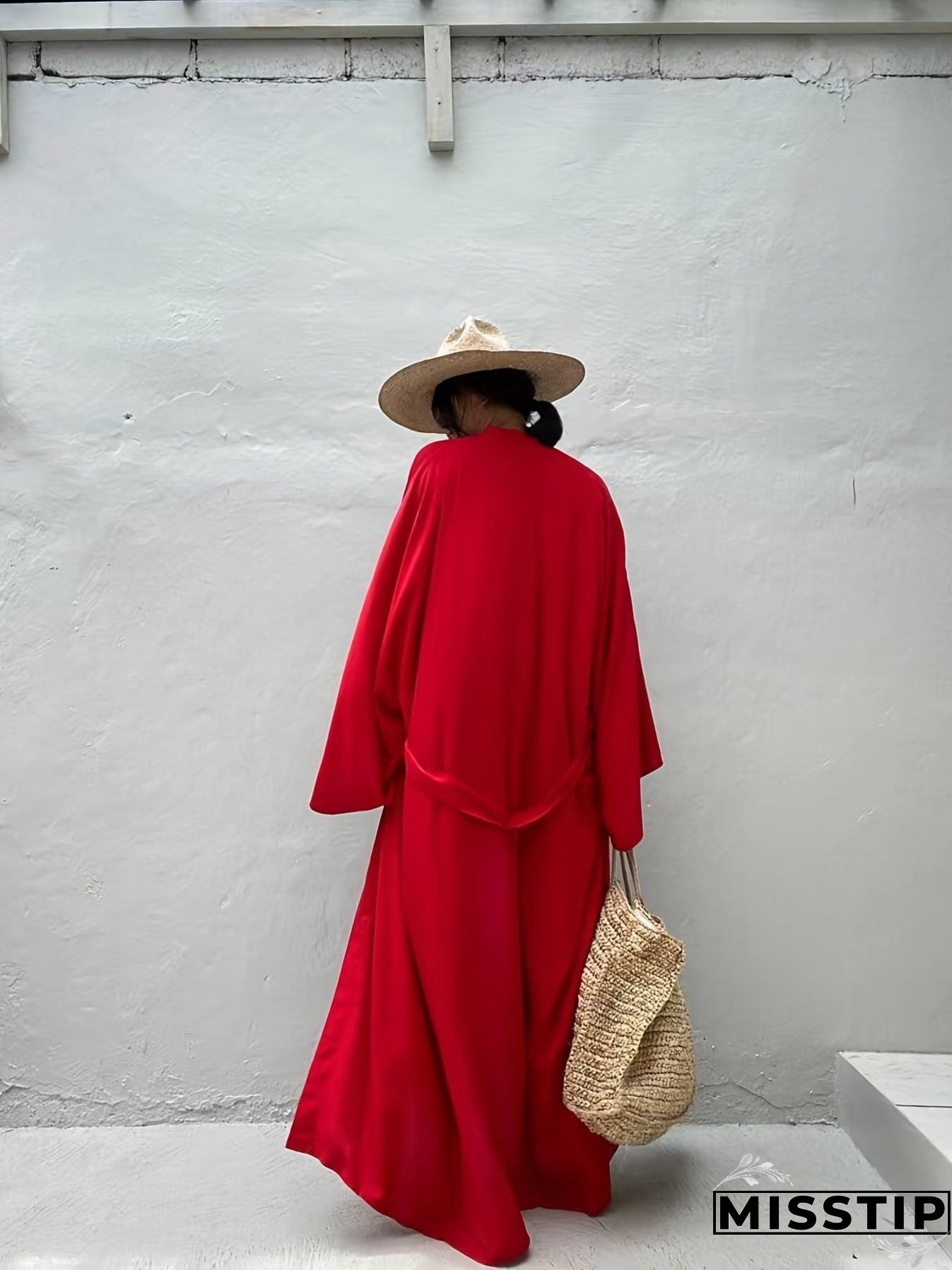Red Summer Kaftan