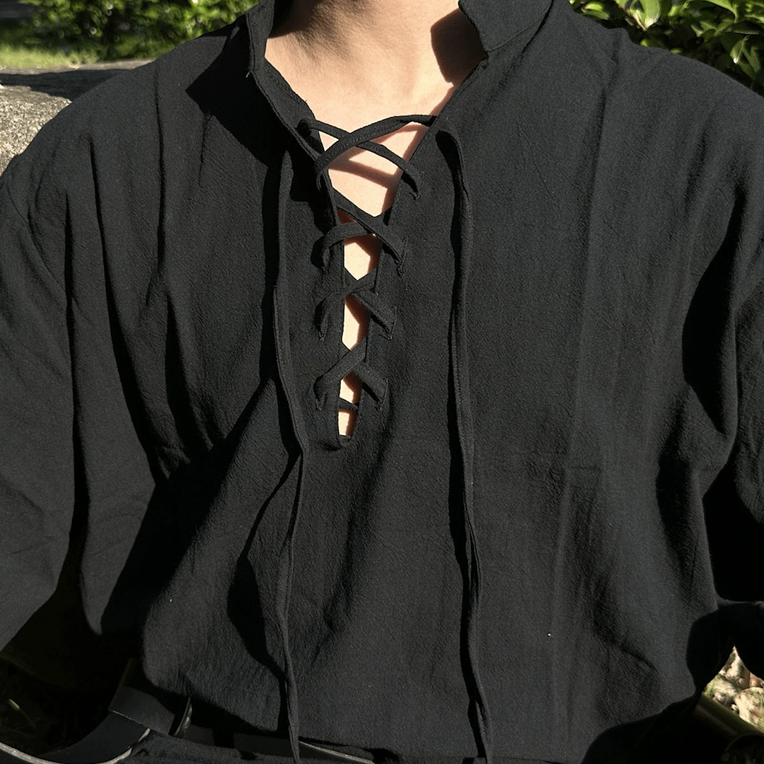 Vintage Linen Renaissance Viking Shirt-inspireuse