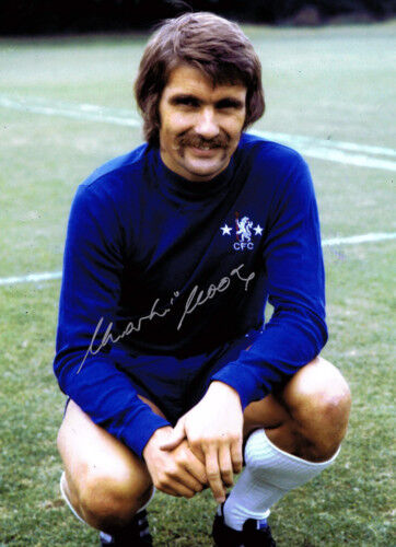 Charlie COOKE SIGNED Chelsea FC 16x12 Photo Poster painting AFTAL Autograph COA