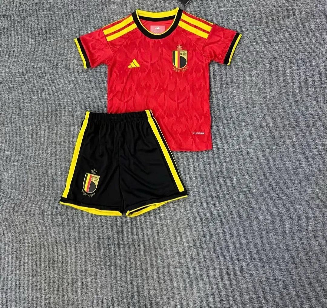 2026 Belgium Home Kids Kit Soccer Jersey Thai Quality