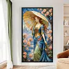 Victorian Beauty-11CT Stamped Cross Stitch 40*70cm/15.75*27.56in(Big Size)