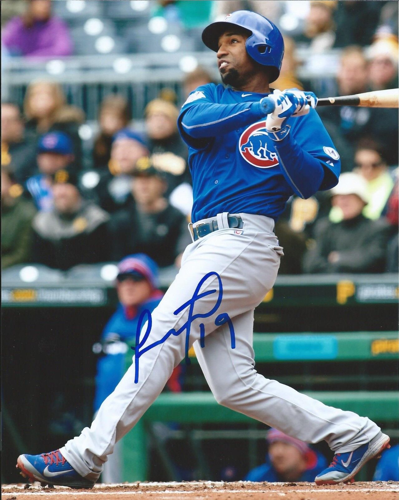 JONATHAN HERRERA signed autographed CHICAGO CUBS 8X10 Photo Poster painting W/COA