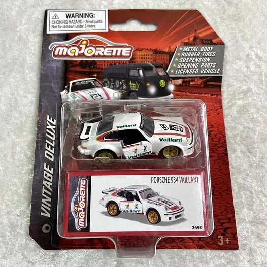 Dronehint Majorette Porsche 934 Vaillant Vintage Deluxe 1:64 Scale Diecast Sports CarBelton TX