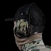 2Pcs 2-in-1 Magic Patch Headphones Sticker for COMTAC II/III/V/VI (Camouflage)