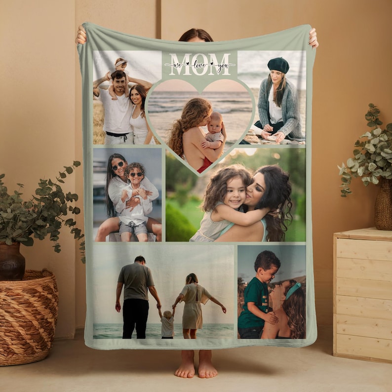 Mom Custom Blanket Personalized Mothers Day Gift