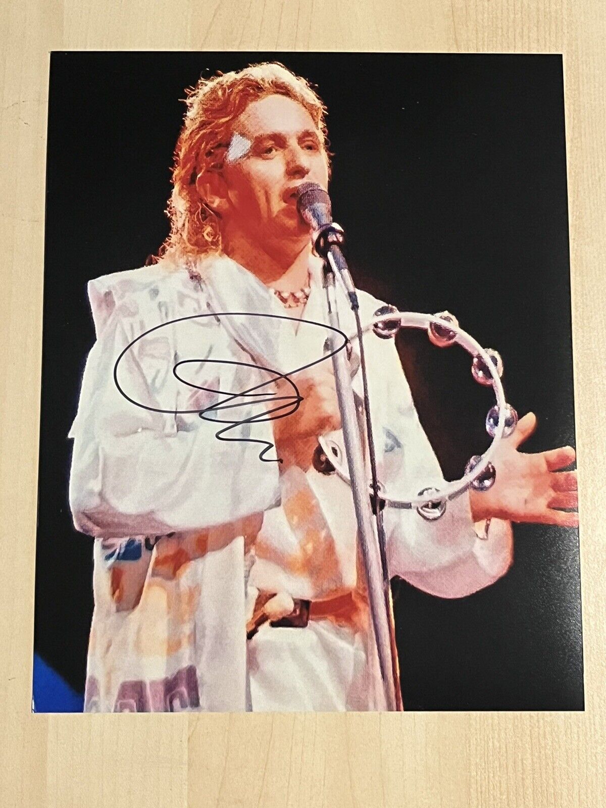 JON ANDERSON SIGNED 8x10 Photo Poster painting AUTOGRAPHED YES BAND ORIGINAL LEAD SINGER COA