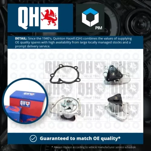 Water Pump fits KIA OPTIMA 2.0 2012 on Coolant QH Genuine Top Quality Guaranteed Parts