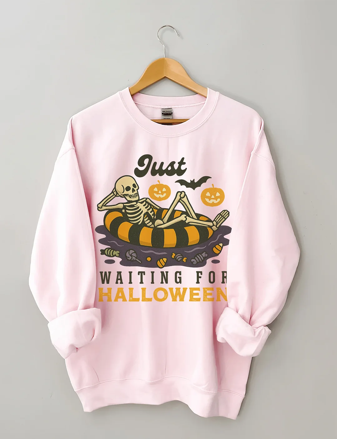 Just Waiting For Halloween Sweatshirt