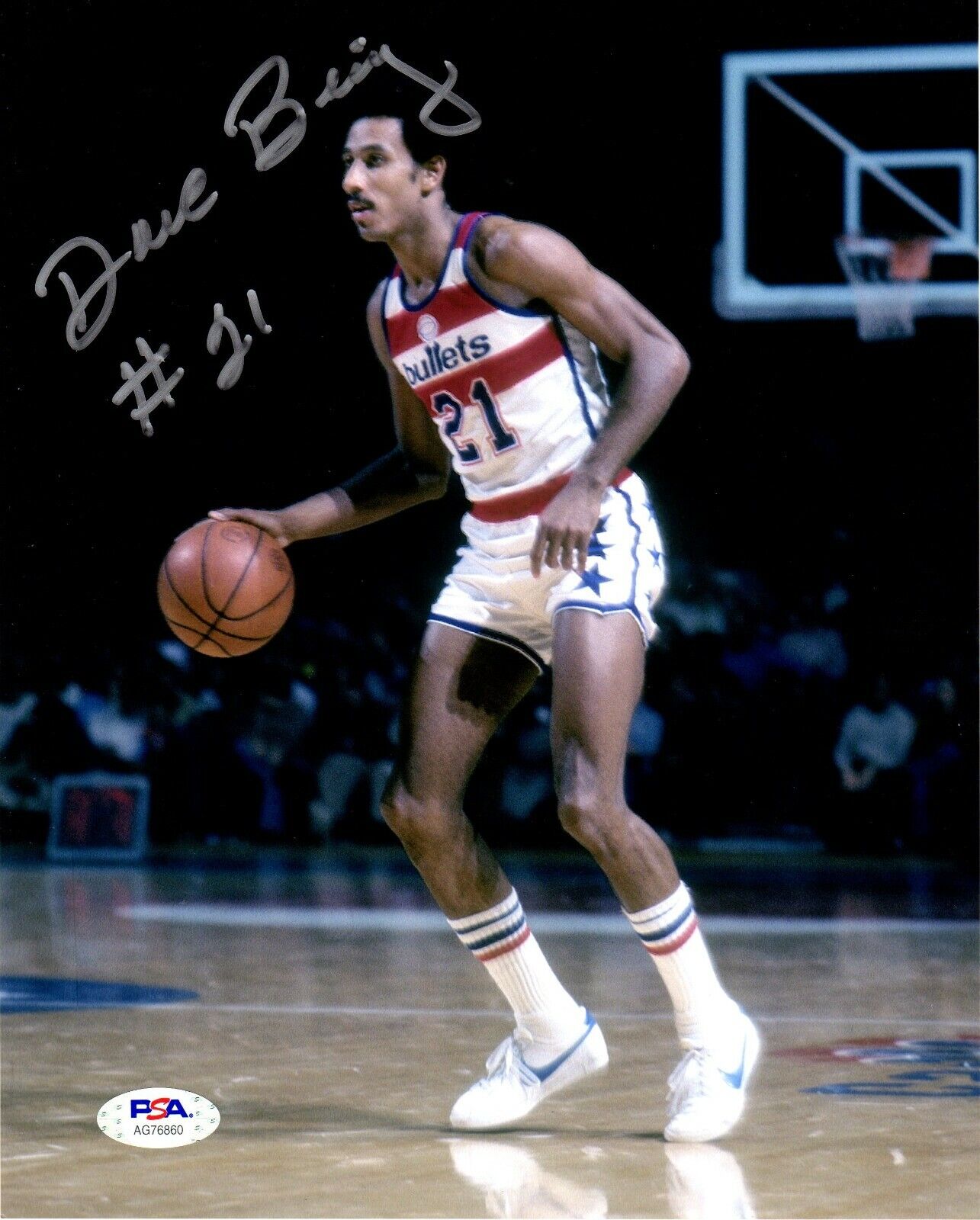 Dave Bing autographed signed 8x10 Photo Poster painting NBA Washington Bullets PSA COA