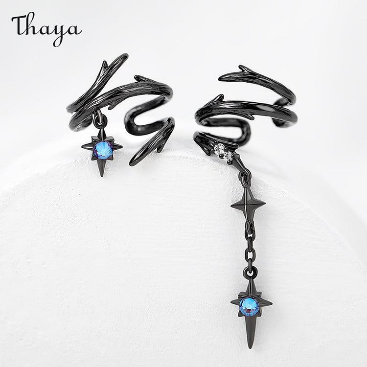 Thaya  Star  Crystal  Earrings