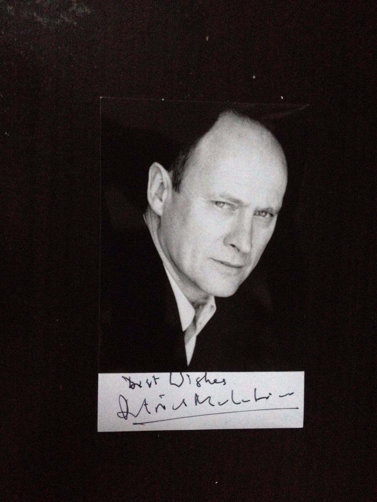 PATRICK MALAHIDE - GAME OF THRONES ACTOR - STUNNING SIGNED B/W Photo Poster painting