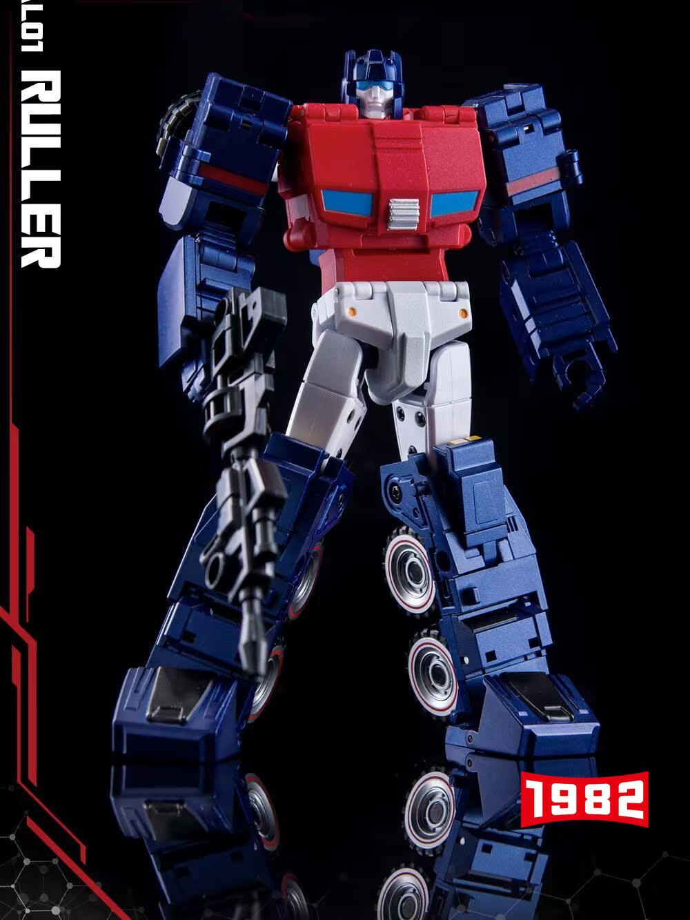 Mod fans AL01H Ruller Red Blue mini For Transformers toys model action figure