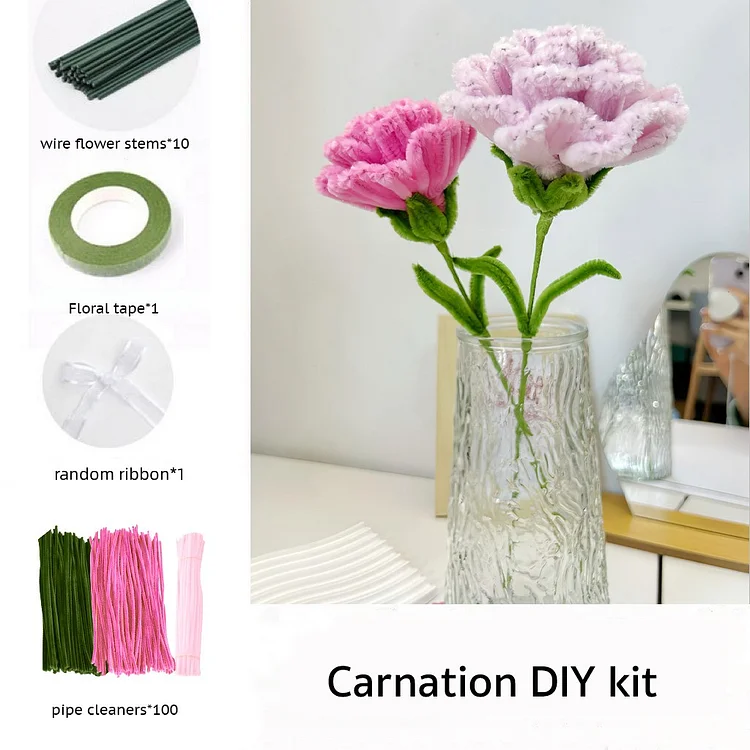 Pipe Cleaner Carnation – LCCraft