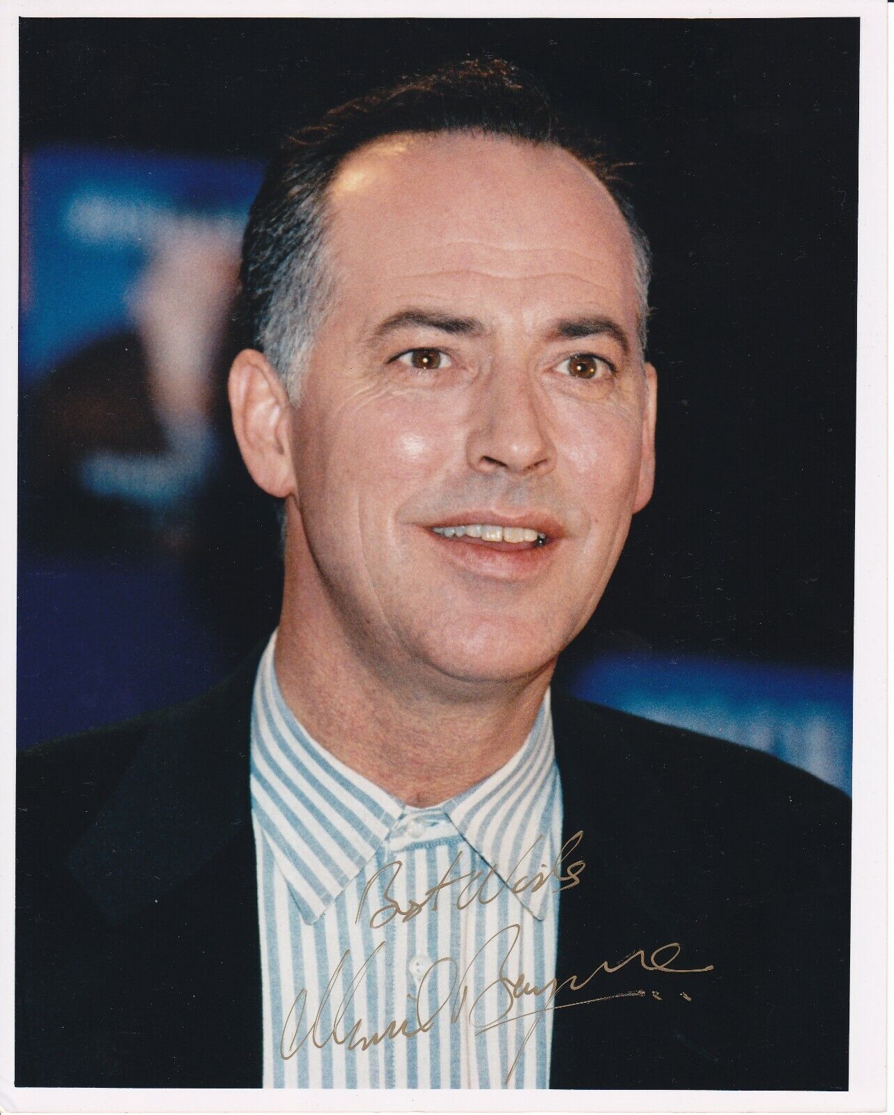 Awight at the Back MICHAEL BARRYMORE Signed Press Colour Photo Poster painting