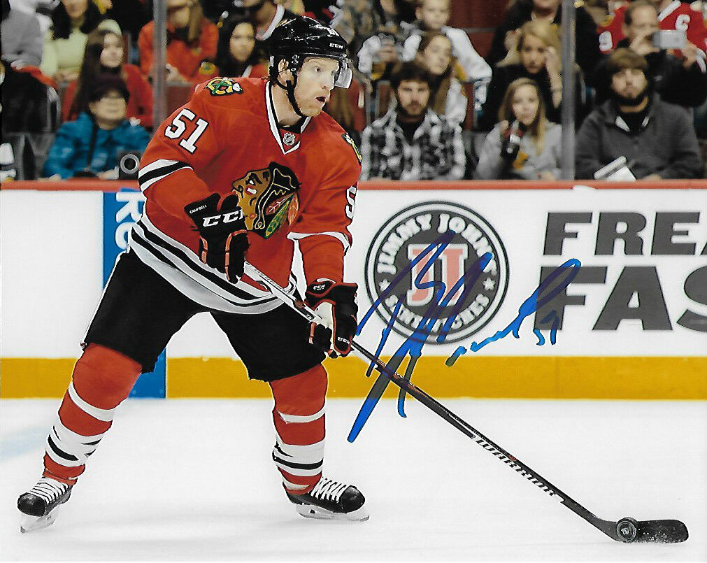 Chicago Blackhawks Brian Campbell Signed Autographed 8x10 Photo Poster painting COA